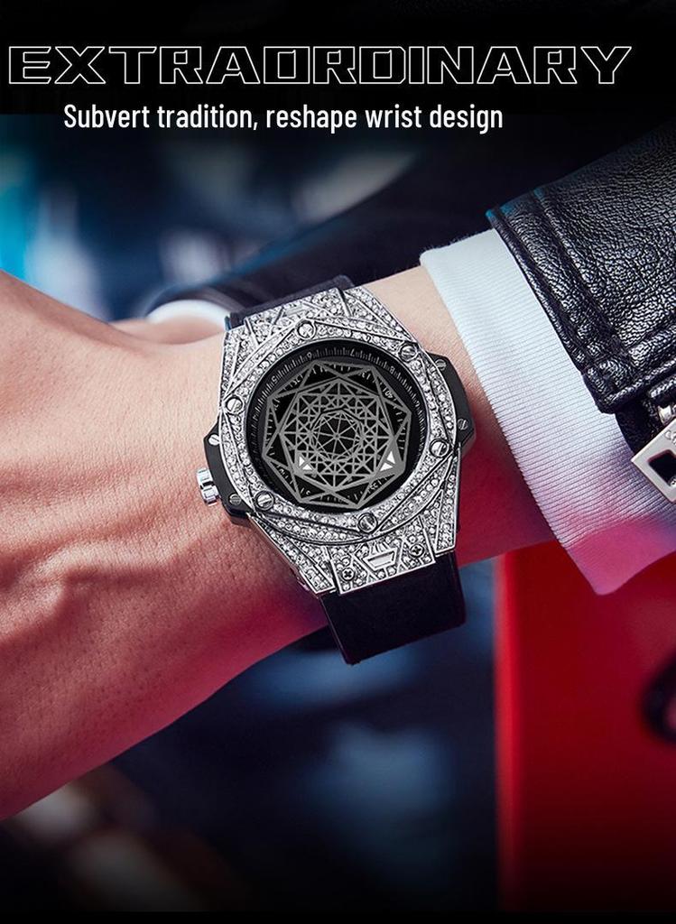 Sanda 7034 Men's Fashionable Luminous Waterproof Automatic Mechanical Watch
