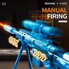 Full Auto Electric Water Gun Toy with Flashing Light Rapid-Fire Motorized Blaster for Summer Outdoor Fun & Kids Play Game