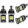 2PCS Car 921 912 LED Bulb Reverse Light, 6500K 15SMD Chipsets Canbus Error Free Vehicle Backup Light, 906 922 W16W T15 Automotive Exterior Lamp Bulb,