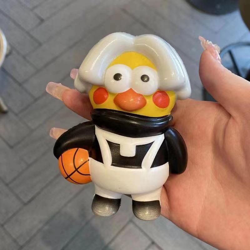 Beautiful Chicken Slow Rebound Toy Doll - Little Black Child Ikun Kunkun Car Ornament, Internet Celebrity Toy.