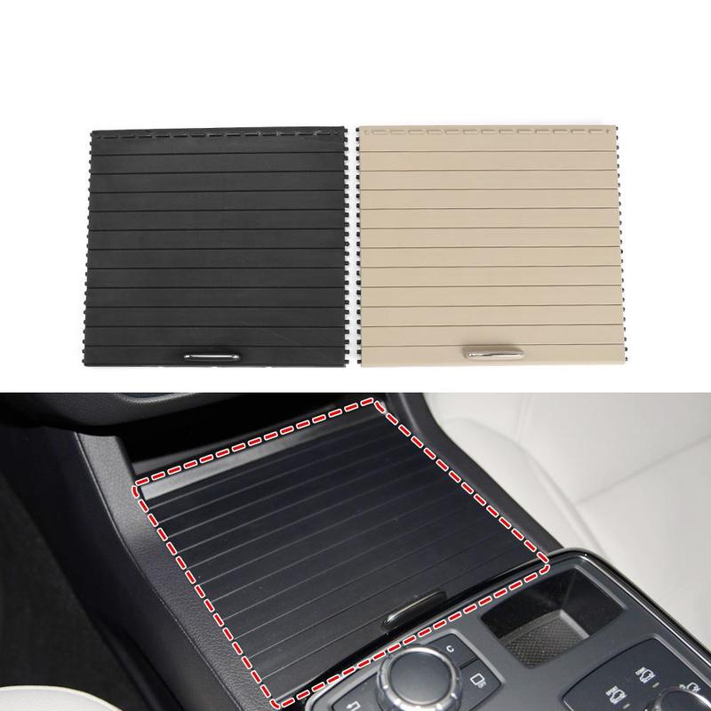 New Car Center Console Shutters Cup Holder Slide Roller Blind Cover For Mercedes Benz Ml/Gl/Gle/Gls Class W166 W292 2012-2018