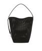 Athe Vanessabruno [Panier] Black Panier Mesh Shoulder Bag L Aaba6E841Bk