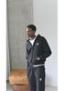 Unisex Hip Hop Street Style Zipper Sports Suit