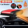 Portable Car Heater Fan 12V/24V Fast Heating Window Windshield Defogging Defrosting Electric Heating Fan Car Anti-Fog Heater