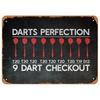 DORA Tin Sign Darts Metal Tin Signs Keep Calm  Wall Posters Plaque Vintage Iron Painting Decoration for Man Cave Cafe Game Room Club Bar