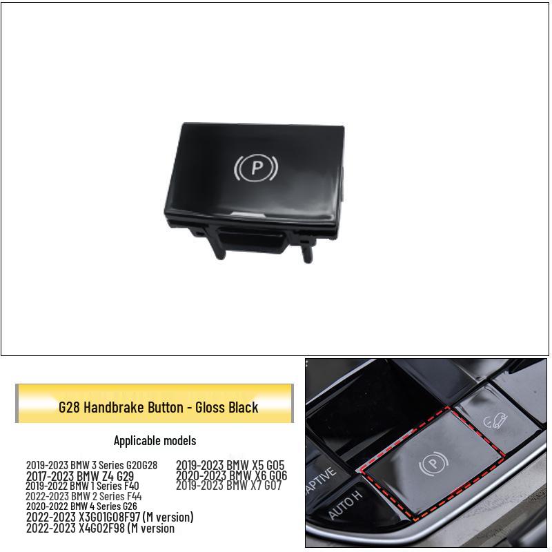 BMW 5 & 7 Series Electronic Handbrake P Button for F18 F02 - Parking Brake Switch Accessory