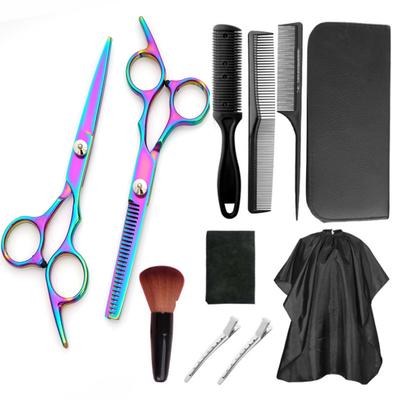 1 Set Hairdressing Scissors Set Hair Cutting Thinning Shears Set Professional Salon Stainless Steel Hair Scissors Barber Tools