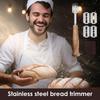 Wooden Handle Bread Scoring Lame stainless steel Bread Slashing Tool dough dividing knife The Ideal Gift for A Baker