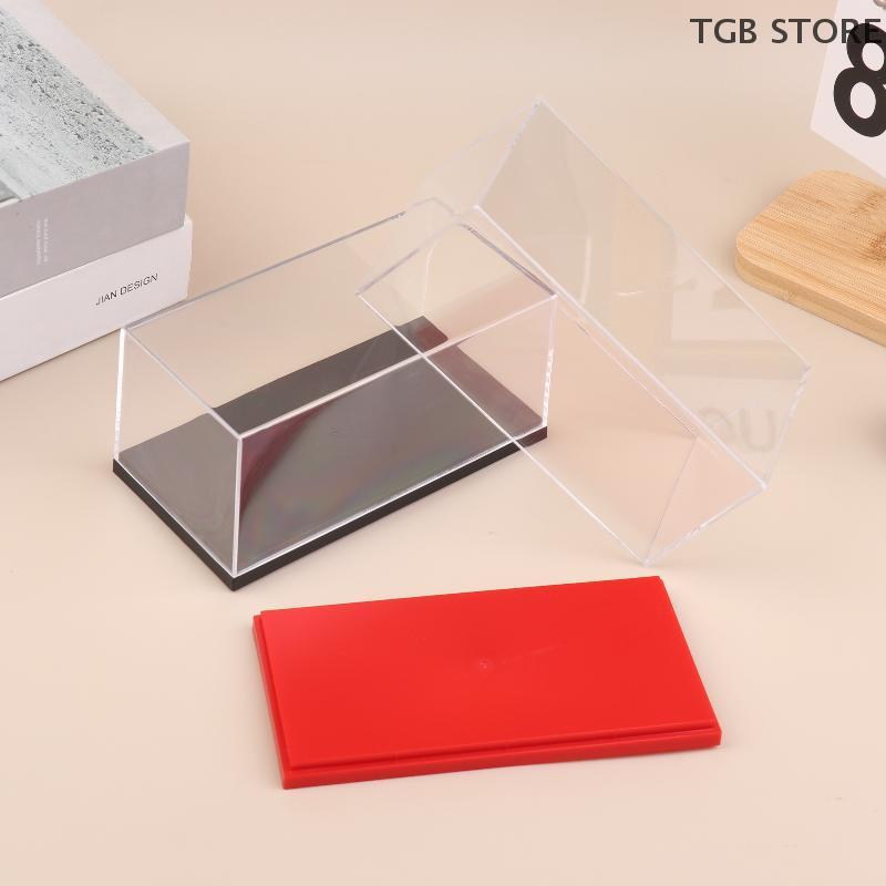 1Pcs 1/43 Diecast Model Car Transparent Display Box Acrylic Storage Box Practical DIY Dustproof Display Rack Toy