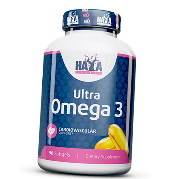 

Omega 3 with vitamin E, Ultra Omega-3, Haya 90gelcaps (67405003) 90softgels
