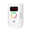 Plugs In CO Alarm with Visual Data & Sound Warning Precisions Carbon Monoxide Monitors LED Display  for Household Safes