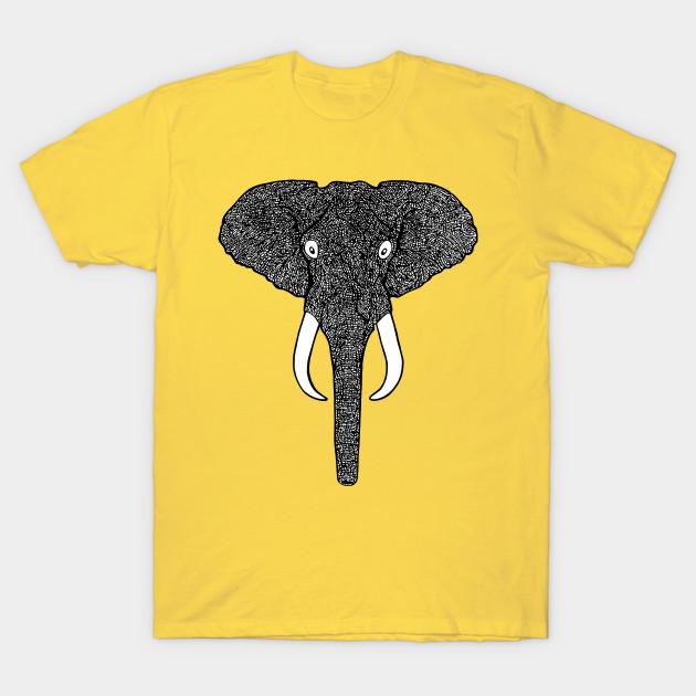 Unisex Fashion TShirt Elephant Print TShirt Plus Size XS-6XL T-Shirt 100%Cotton Tops O Neck Short Sleeve Tees