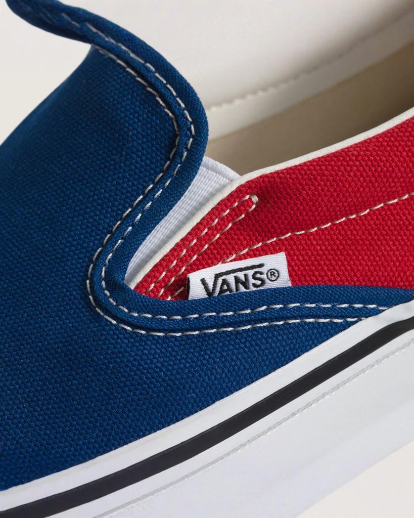 VN000EBPZ11 Engineered Garments OTW by Vans Classic Slip-On 98 Red Navy (Men's)