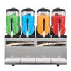 Slushie Machine, 12L/3.17Gal X 4 Tank Commercial Slushy Maker, Frozen Drink Maker with Self-Cleaning, Margarita Machine for Restaurants Bars Party for