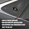Aluminium Auto Karosserie Fenster Kofferraum Ovales Emblem Aufkleber Dekoration Zubehör Auto Styling Für Skoda VII Octavia Rapid Fabia Superb