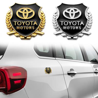 3D Metal Car Trunk Tail Sticker Emblem Badge Decals Decoration for Toyota Chr Rav4 Yaris Prius Avensis Corolla Camry Car Styling