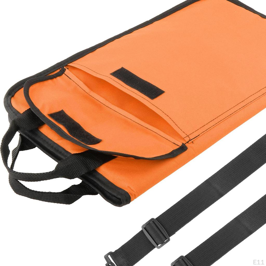 Bag 4-12 Pairs s Mallets Brushes Percussion Detachable Shoulder Strap