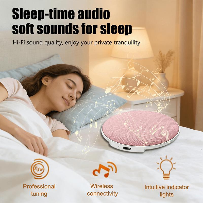 

Sleep Pillow Speaker Pillow Speaker with White Noise Timer Sleep Aid with Private Sleep Under Pillow Speaker for Peaceful Nights