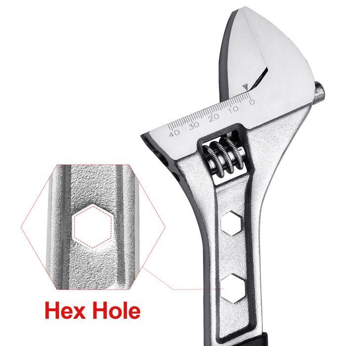 Chiave inglese - JETECH - Softgrip - 12 pollici - Acciaio al cromo vanadio - Manico ergonomico