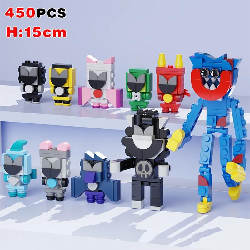 New Nightmare Critter Yarnabi Building Blocks Toy Horror Game Poppi Smile Critter Construction Toy Birthday Christmas Gift