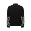ANEW GOLF Men Wi Fuzzy Logo Point Sweater_Bk