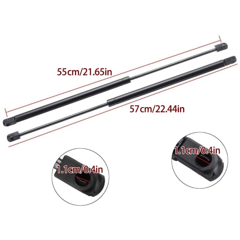 2 Stück Heckklappen-Kofferraumlift-Unterstützung Streben Heckklappen Dämpferlift-Unterstützung für Micra K11 92-02 904504F110