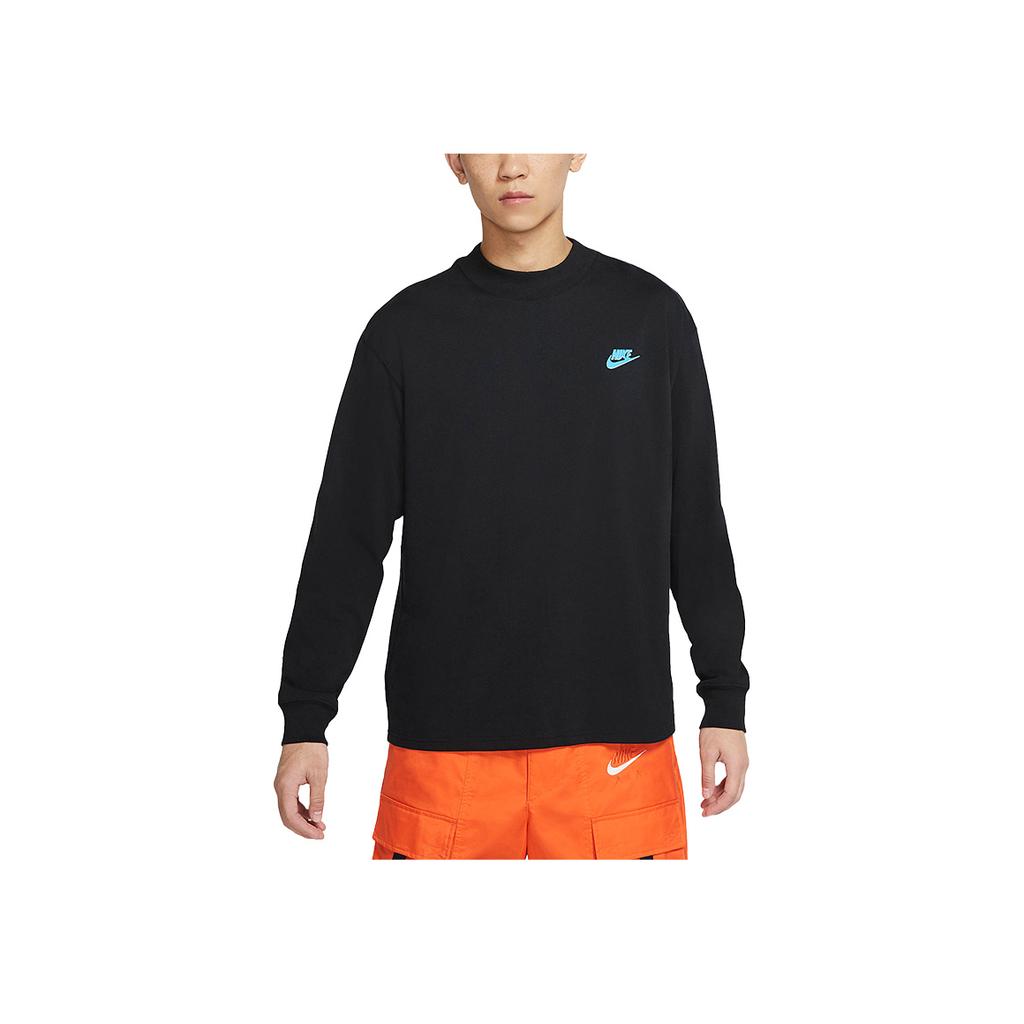 Nike Mountain Print Casual Sport Sweatshirt Men Tops Black CZ4664-010