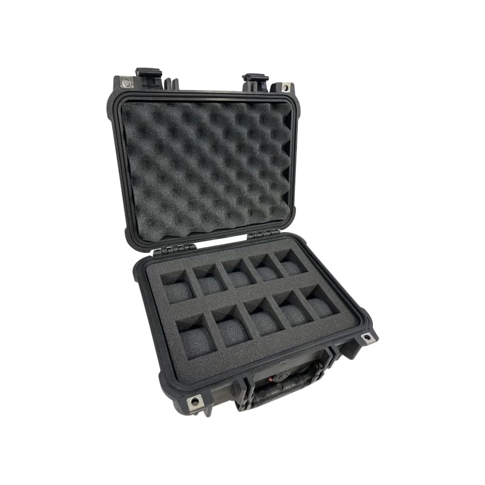 Pelican Case 1400 Custom Foam Insert for 10 Watches - Foam Only