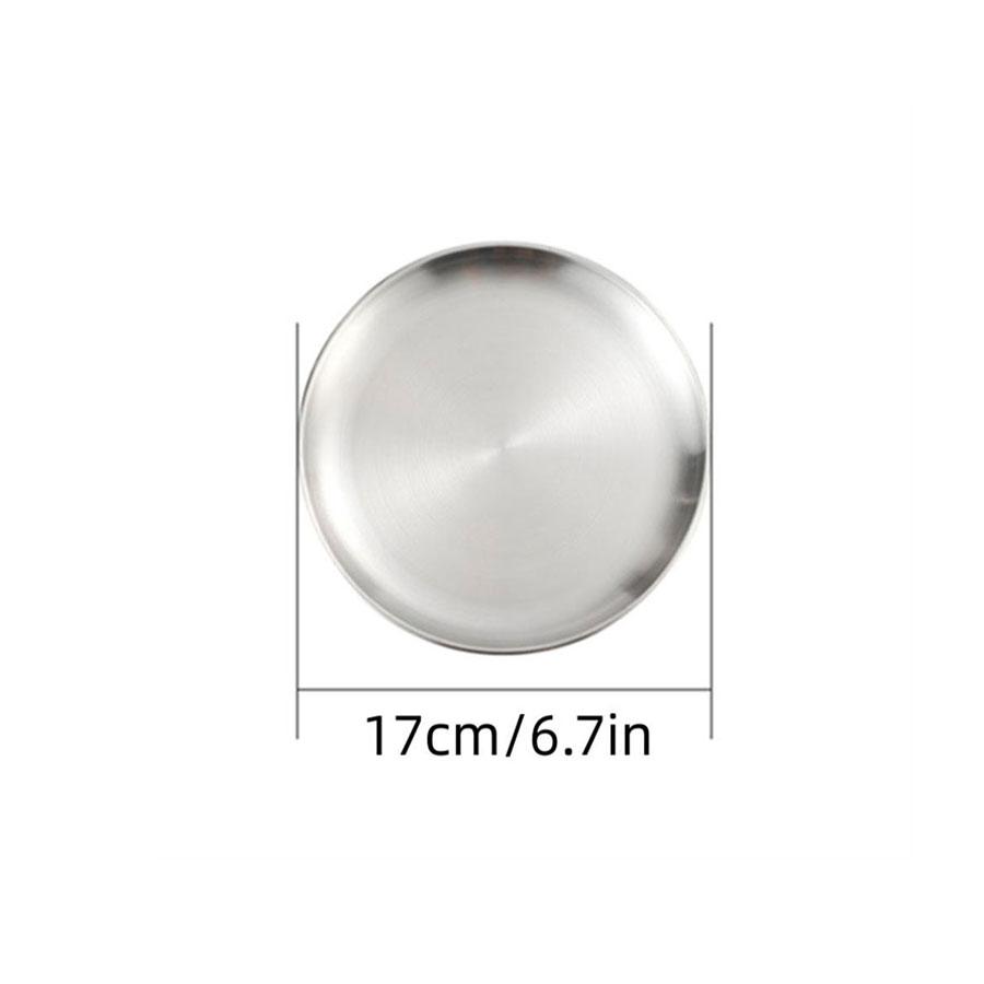 Stainless Steel Round Plate Grape Shaped Fruit Tray for Hotel Eco-Friendly Serving Food Tray