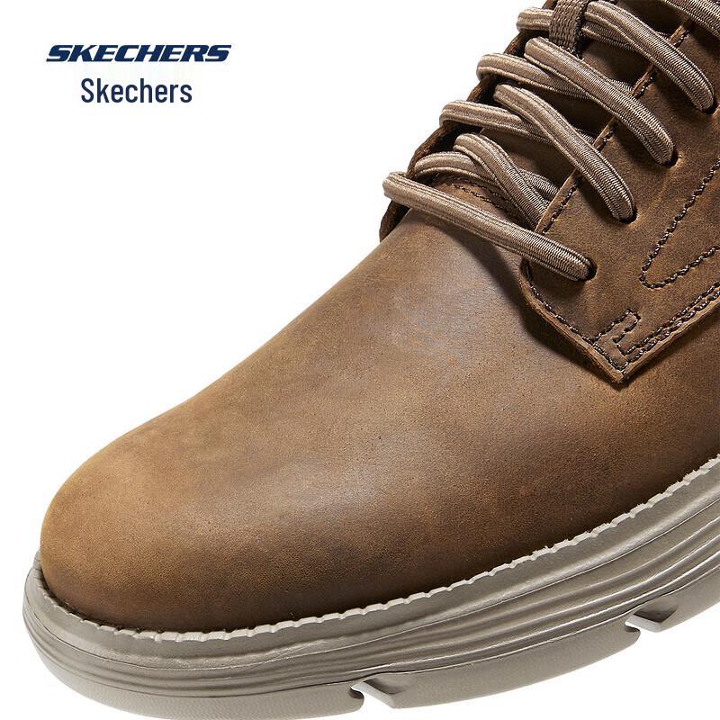 Skechers Men's Business Casual Slip-On Leather Shoes 205353