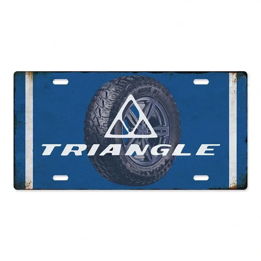 Tire Brand Vintage Metal Posters Signs License Tin Sign Decor Garage Car Repair Shop Wall Plaques Decoration Tinplate Auto Pl