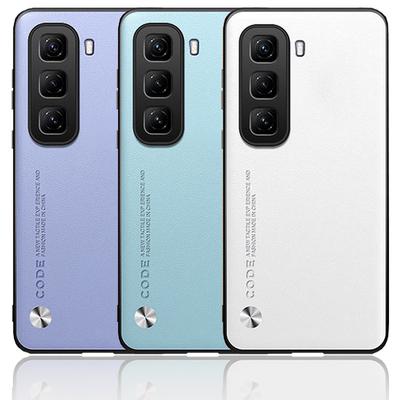 Funda de Cuero Liso Para Infinix Hot 50 Pro + Hot50 Pro Hot 50 50i 40 40i 30i INFINIX SMART 9 8 Funda Rígida de Lujo Protector de Cámara