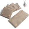 Protable Jewelry Packaging Bag Snap Fastener Soft Velvet Material Bracelet Bags