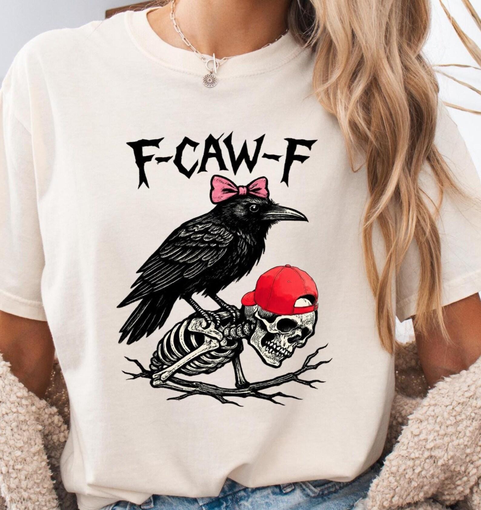 Anti-Trump T-Shirt: Comfort Colors Political Tee, Funny Subtle Crow Raven Anti-Maga Shirt 2XL