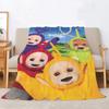 Teletubbies Knee Blanket Throw Sofa Blankets Characters Thermal Blankets for Bed Blanket 150cm X 200cm Home and Decoration Nap &