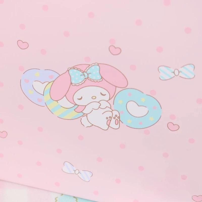 My Melody Kosmetisk Smyckeskrin Organizer Display Sminkställ Flicka Skrivbordsförvaringslåda Tecknad Anime Träställ