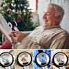 30X Watch Spoon Shape Handheld Magnifier Illuminated Magnifying Glass With LED Lights Magnification For Watchmaker