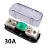 Car Audio Fuse 30A 40A 60A 80A 100A 150A Power Fuse Holder Stereo Audio Single Way AGU Fuse Holder Power Distribution Fuse Box
