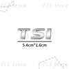 New 3D ABS Plastic Car Styling TSI Logo Emblem Rear Bumper Trunk Badge Sticker For VW Volkswagen Golf 4 5 6 MK6 MK7 Jetta Passat GJ4