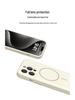 Custodia Magnetica in Silicone a 16 Pulsanti per iPhone 15 Pro Max con Design Lenti a Filo