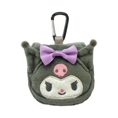 San Art Sanrio Characters Plush Mini Pouch Kuromi SAN-0031-BK