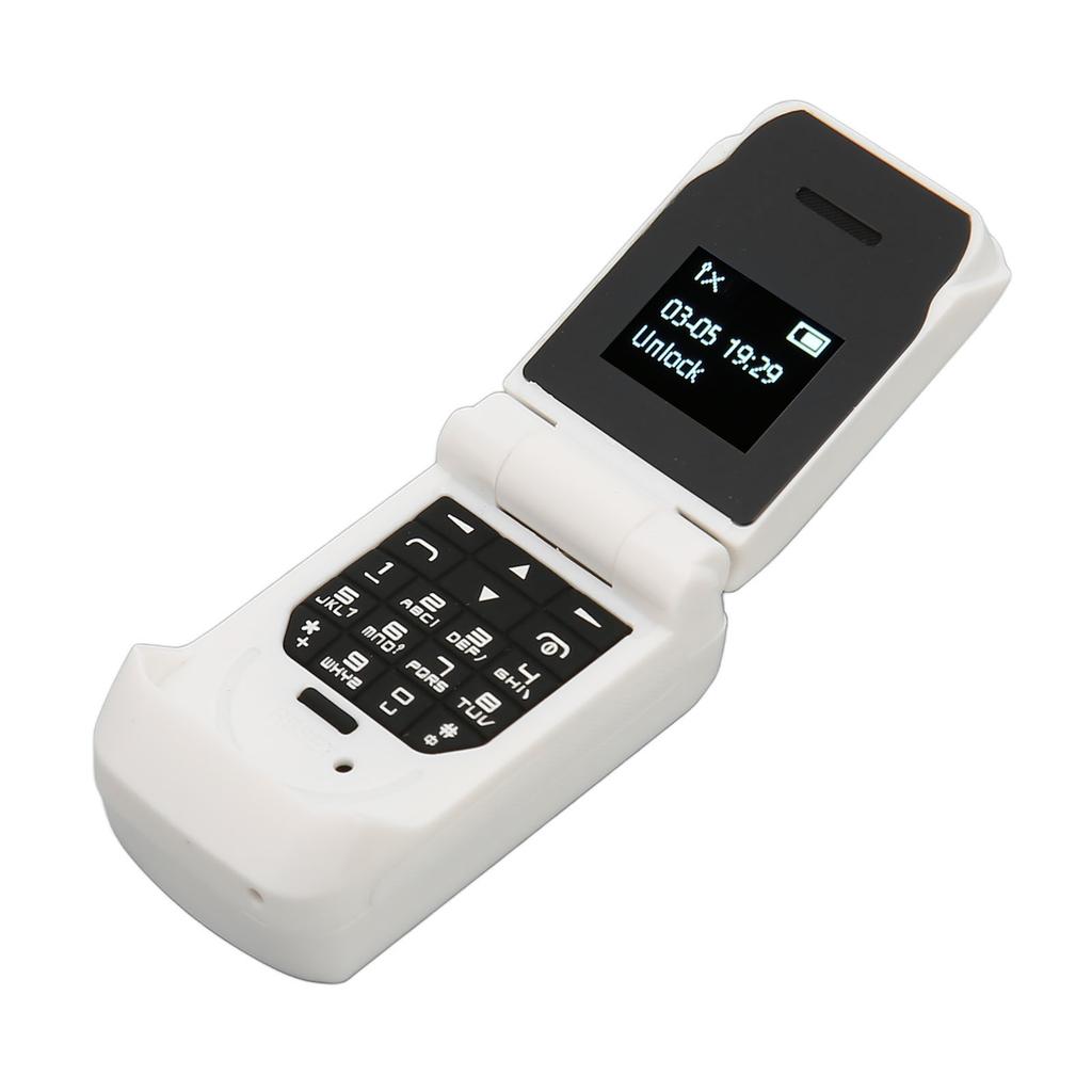 Telefon mic Flip Ecran OLED de 0,66 inch 64x48 32MB 64MB 300mAh Baterie Bluetooth Flip Telefon mobil pentru
