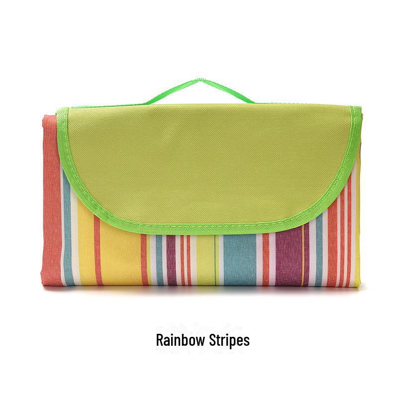 

Портативный водонепроницаемый коврик для пикника на открытом воздухе - плотная клетчатая ткань Оксфорд 600D, влагонепроницаемый для кемпинга и занятий на траве 200x200 cm