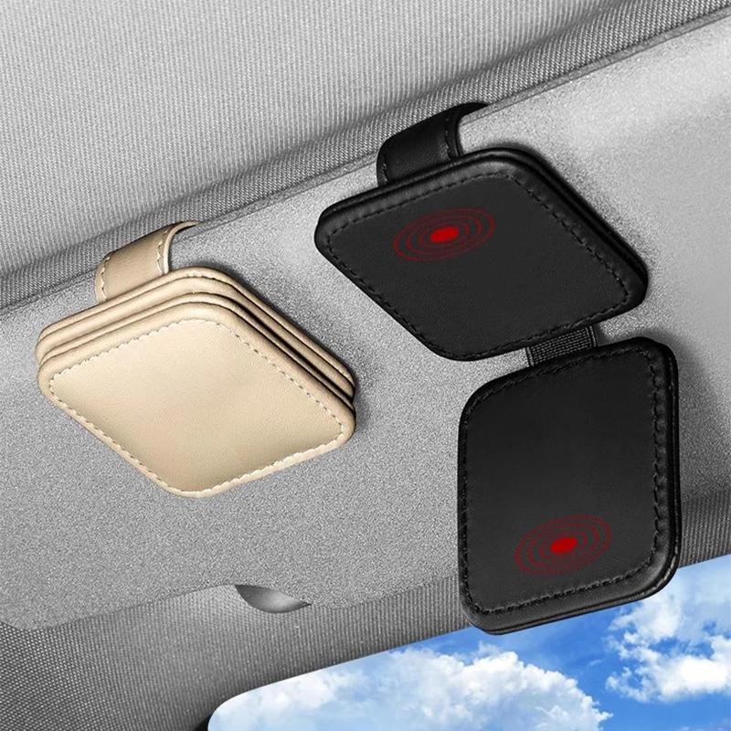XJVYV1 For BMW 2025 Hot Car Glasses Holder Sunglasses Clip Eyeglass Case Card Clip Auto Accessories For BMW M M3 M5 X1 X3 X5 X6 E90 E91