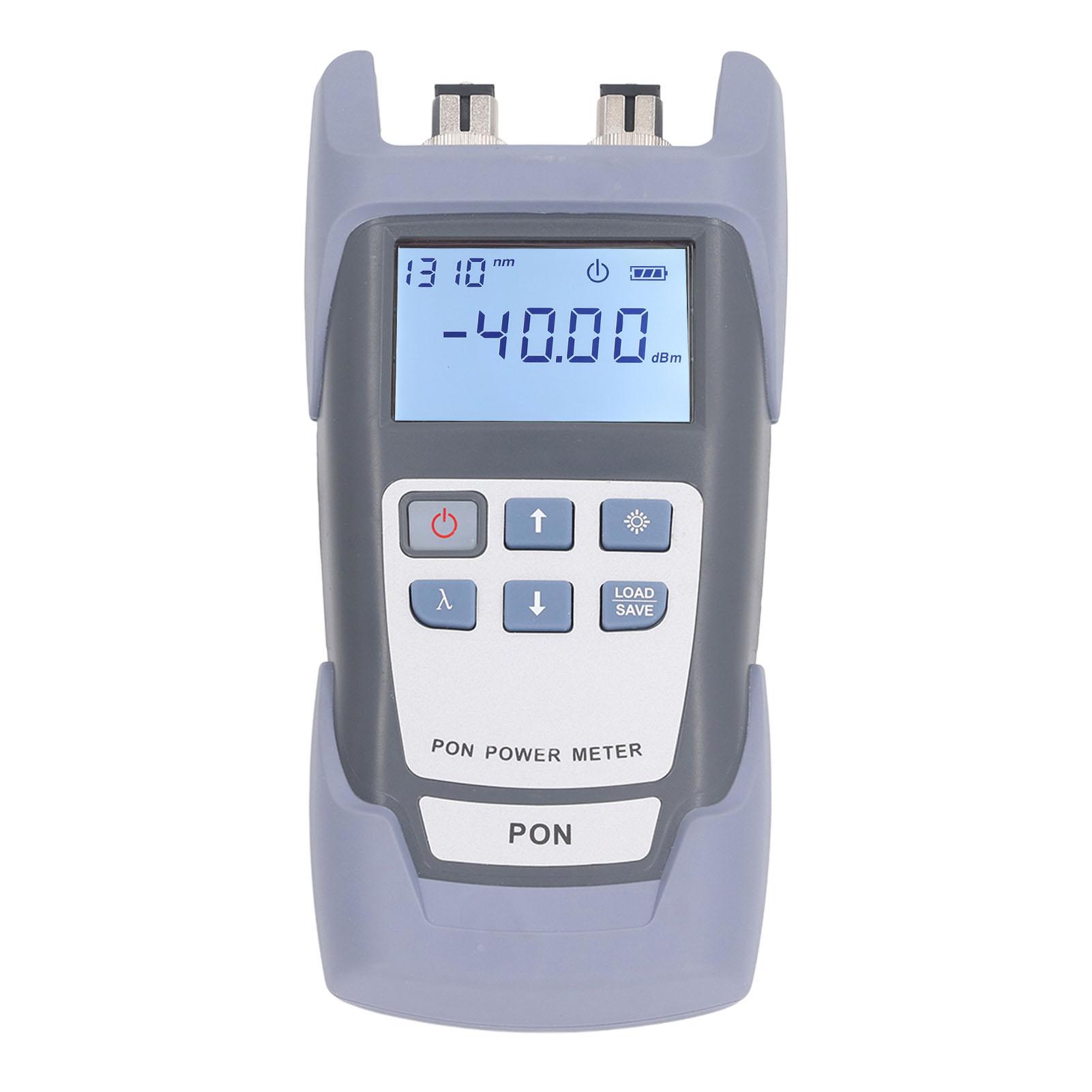 

PON Optical Power Meter Fiber Port Checker Red Light Test Pen High Accuracy LCD Display Fiber Optic Cable Tester