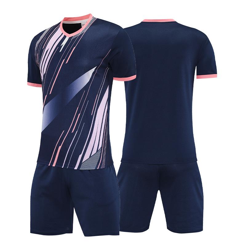 Summer Short-sleeved Football Jersey Set Adult Children's Quick-drying Jersey Team Competition Jersey