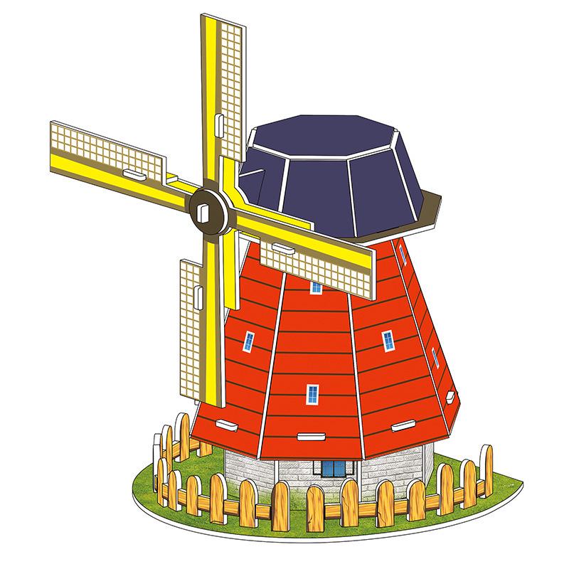 

Детская образовательная 3D-пазл «Башня Желтого Журавля» – Креативный игрушечный подарок