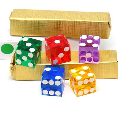 5 stücke D6 Acryl Rechten Winkel Würfel Brettspiel Würfel Set Polyhedral Tabelle Spiel Würfel Rolle-Spiel RPG Würfel