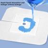 10/5Pcs Medical Drainage Tube Sterile Wound Dressing Non-Woven Patch with Hole for Renal Puncture Urinary Catheter Fixation
