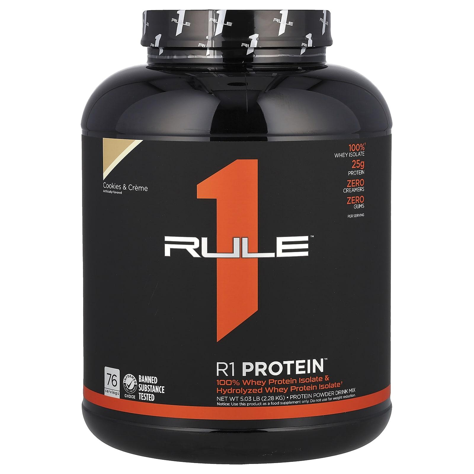 

R1 Protein Powder Drink Mix, Cookies & Cream, 2.28Kg(5.03Lbs)